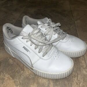 Puma Womens Carina 370325-02 White Casual Shoes Sneakers Size 8.5